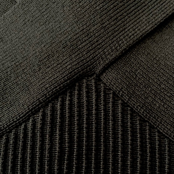 Babaton Sculpt Knit Criss Cross Black Dress, Size XS - Picture 5 of 8